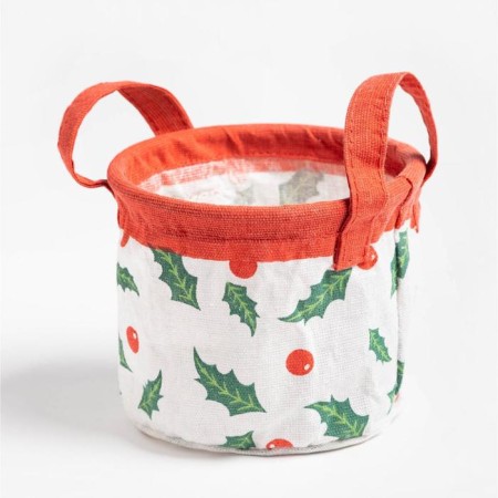 Textile basket "New Year" 14x12cm-2