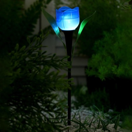 Garden lamp on the solar battery "Blue", 4.5 × 29 × 4.5 cm, 1 LED, glow white-1