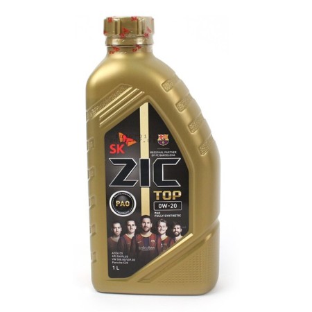 Motor oil Zic Top 0W-20, API SN Plus Acea C5 VW, synthetic, 1 liter