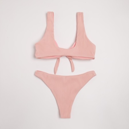 Separate Minaku Summer Time swimsuit, powder color, size 48-6
