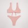 Separate Minaku Summer Time swimsuit, powder color, size 48