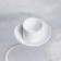 Summary Metal for 1 candle "Mona", 14x7.3 cm, white