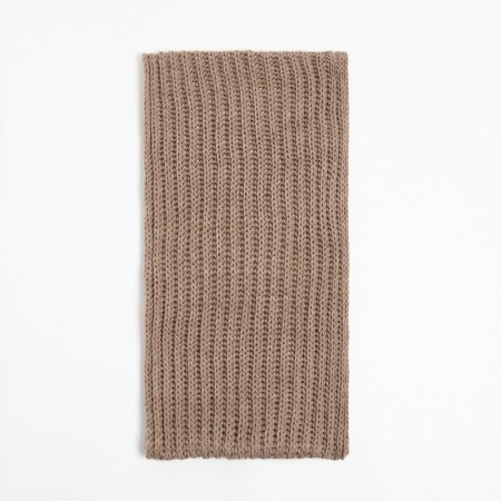 Female snood, beige color, size 120x33-1