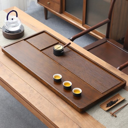 Tray for the tea ceremony, shepherd, 60 x 32 x 3.5 cm, bamboo-2