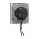 TOT GLOSSY GLASS, 10 A, 1 key, with backlight, hidden, glass, silver