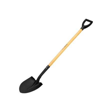Shovel is universal, acute, l = 132.5 cm, for bulk cargo, wooden stalk with a pen, Sibrtekh-2