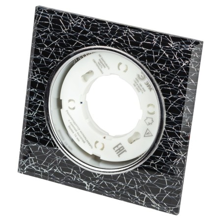 Lamp built -in era DK LD50, IP20, 15W, 120x120x22 mm, 4000k, white/black color-1