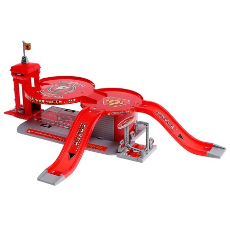 Parking "Firemar", with 2 metal machines-12