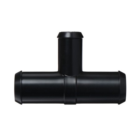 T-shaped tee, for a hose 1 "(25 mm)-3/4" (19 mm)-1 "(25 mm), plastic