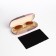 Case for glasses on the cracker, pink color