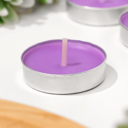 Set of candles of tea aromatic, 6 pcs, lavender-2