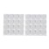 Furniture round tundra, d = 18 mm, 32 pcs., Polymer, white