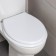 Toilet seat, 45 × 35 × 5 cm, white color