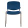 Stool for staff and visitors to Brabix ISO CF-001, chrome frame, leatherette