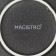 A set of plates of lunch porcelain Magistro Lofty, 6 objects: D = 26.7 cm, black color