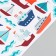Interior color sticker "Sea transport" 30x60 cm
