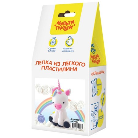 Set for modeling from light plasticine "Unicorn"-5