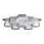 LED 3000K silver