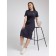 Women's dress "Fish", size 48, gray color
