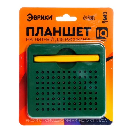 Magnetic tablet for drawing, 96 holes, green-4
