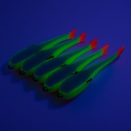 Yaman foam fish on a double, 95 mm, color 26 UV, 5 pcs.-3