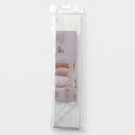 Organizer for storing linen LadOM, 6 cells, 28 × 16 × 10 cm, white color-9
