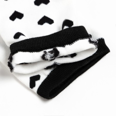 Women's socks, white color, size 36-40-3
