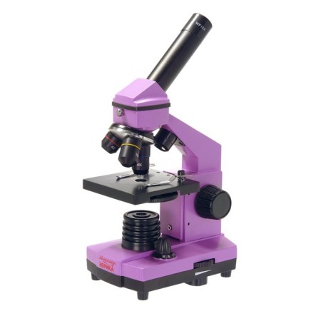 Microscope School Eureka 40x-400x in the case, color amethyst