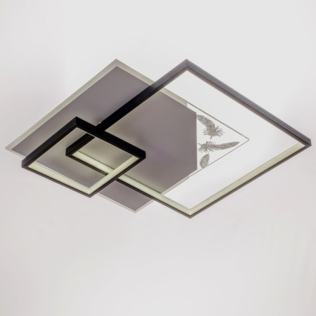 Lumber "Valoni" LED 70W 4000K white-black 50.5x50.5x8 cm Bayerlux-1