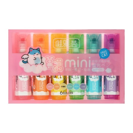 A set of markers-tenses mini 6 colors "Kitik"-4
