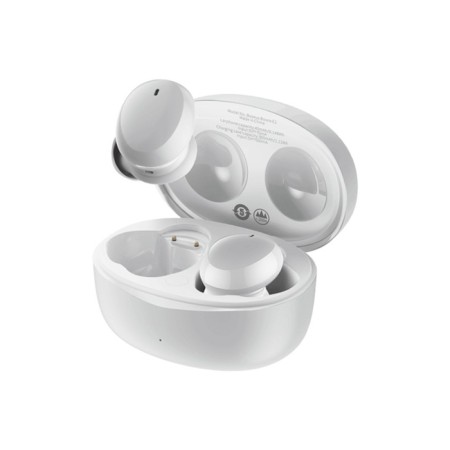 Wireless headphones Baseus E2, TWS, vacuum, BT5.2, 40/300 mAh, microphone, white-3