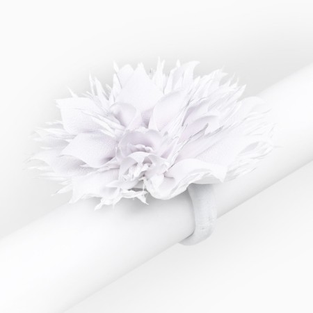 Outlet. Bant for hair on elastic band, white, 11 cm, Minnie Mouse-4