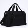 Sports bag with lightning, long belt, black color