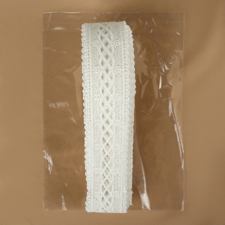 Lace Hipure, 40 mm × 11 ± 1 m, ivory color-2