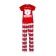 PAZHAMA New Year's Women's KAFTAN "Bear", red color, size 48-50