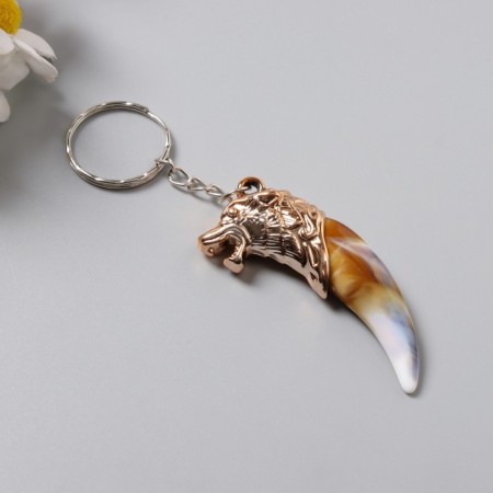 Plastic key "Fang with a wolf" 5.7x1.3x2.3 cm-2