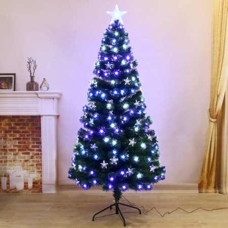 Fibrooptic Christmas tree "Galaxy" 180 cm D of the lower tier 90 cm 220 branches