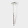 Stainless steel canvas Bend, 30 × 9 cm, silver color