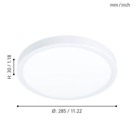 Fueva lamp Dimmized LED 20.5W 2300LM, 3000K-1