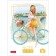 Notepad A6, 48 sheets, "Thy Eyes", cover covered paper, 8 designs, mix