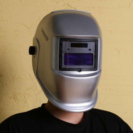 Mask welder DEKO DKM Silver, chameleon, 90x35 mm, 9-13 DIN-5