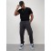 Cargo jeans men, size 44, dark gray color