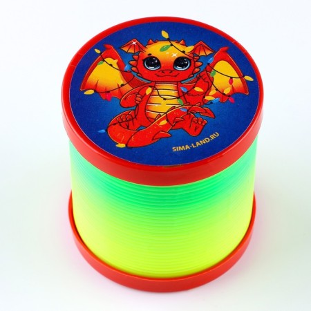Spring Rainbow "Festive Dragon", Mix Colors, D = 5 cm-1