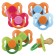 Nipple - Latex classic "bow" dummy, from 0 months, mixtures, set 2 pcs.