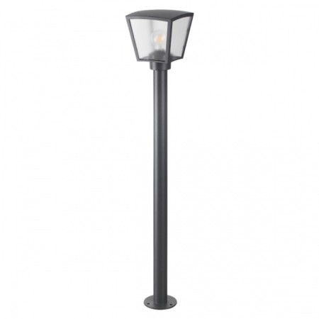 Landscape Lamp Novotech. Park, 18W, E27, 1100x179x179 mm, dark gray color