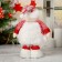 Soft toy "Santa Claus in a magnificent fur coat" 19*55 cm (folded 37 cm), red-white