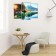Modular picture "Mountain Lake" (2-25x50, 30x60 cm) 60x80 cm