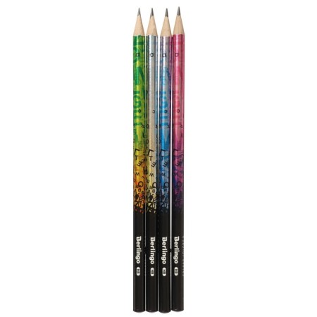 Black Black -granographic berlingo "XFiles", HB, round, assorted-1
