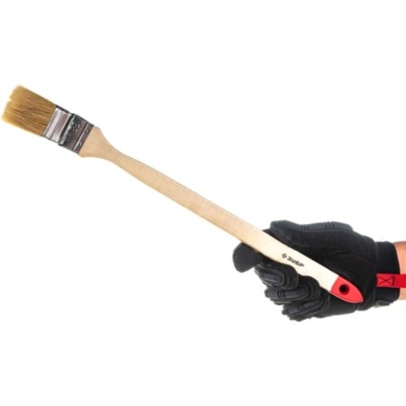 Radiator angular bison 01041-038, natural bristles, wooden pen, 38mm-1