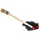 Radiator angular bison 01041-038, natural bristles, wooden pen, 38mm